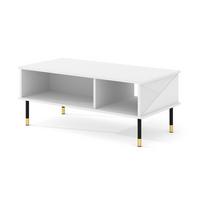 COUCHTISCH Aglaé Weiß - Weiß, Holzwerkstoff (55/110/45cm) - Petits-meubles