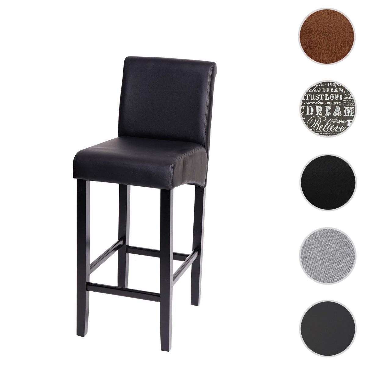 BARHOCKER Schwarz - Schwarz, Textil (39/105/53cm) - MCW