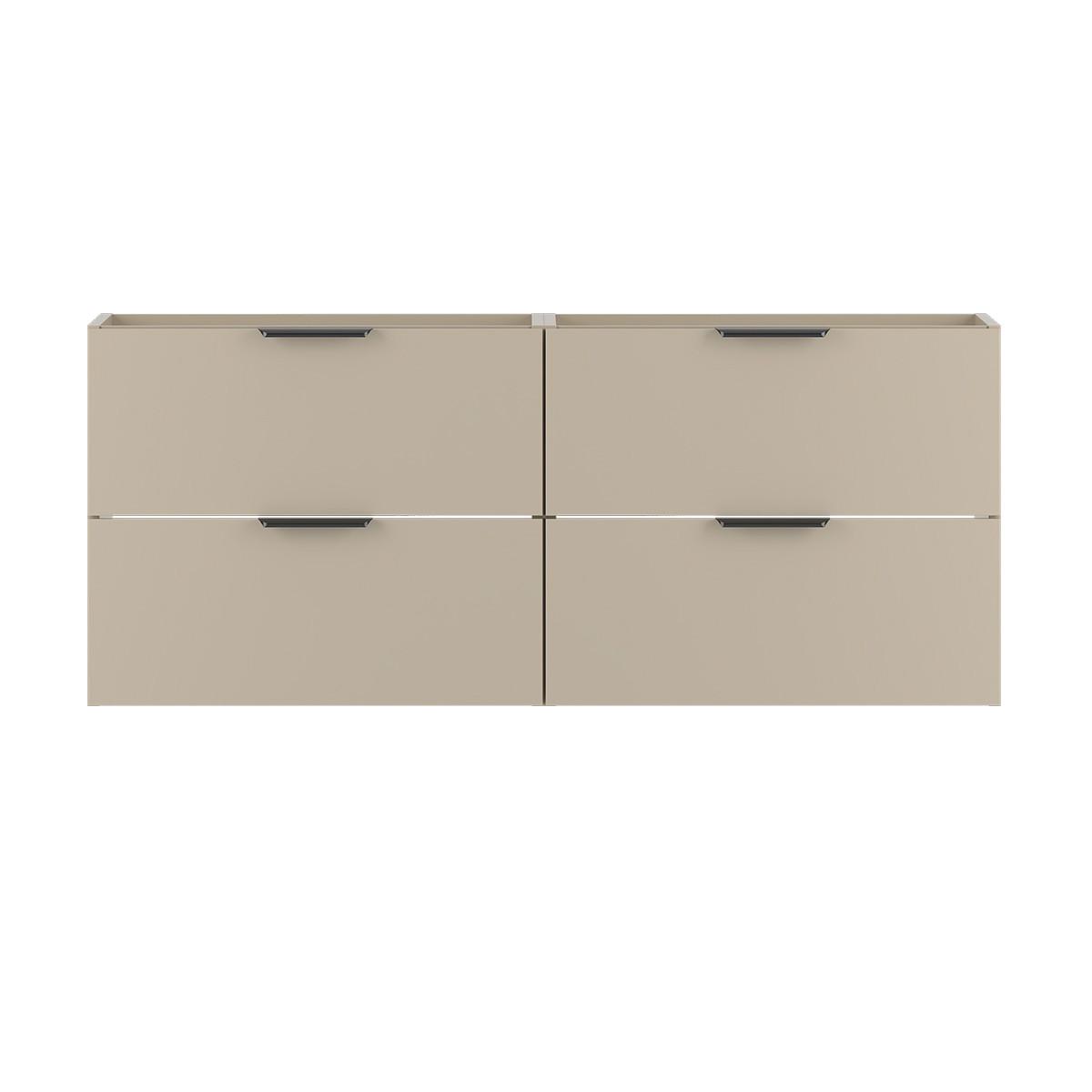 WASCHTISCHUNTERSCHRANK 120cm Astrid Kaschmir - Beige, Holzwerkstoff (120/50/45.8cm) - Petits-meubles