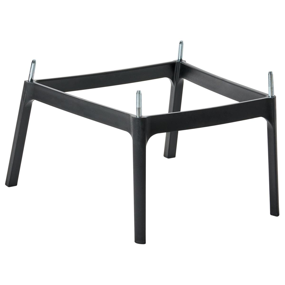 BARSTÜHLEN 2er-Set Schwarz Seceda - Schwarz, Kunststoff (41/116/59cm) - Beliani