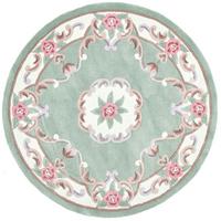 HANDTUFTTEPPICH Ming 150x150 cm - Grün, Textil (150/150cm) - THEKO