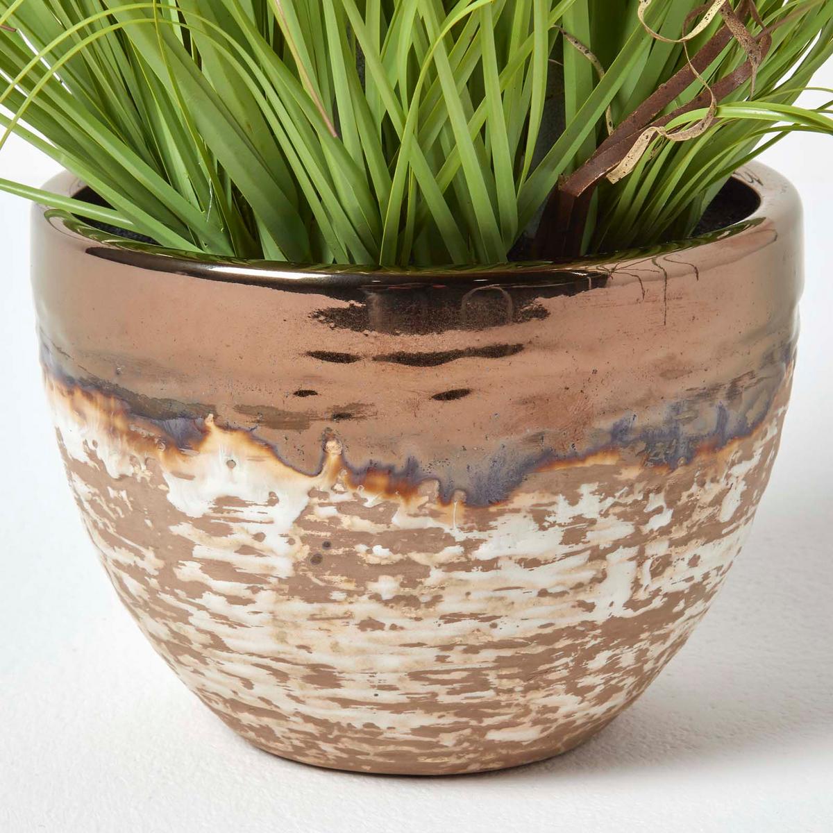 KUNSTPFLANZE Lavendel gelb im Deko-Topf, 66 cm - Gelb, Kunststoff (66cm) - Homescapes