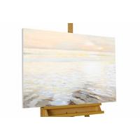 ACRYLBILD HANDGEMALT 100/75 cm - Beige, Holz/Textil (100/75cm) - KUNSTLOFT