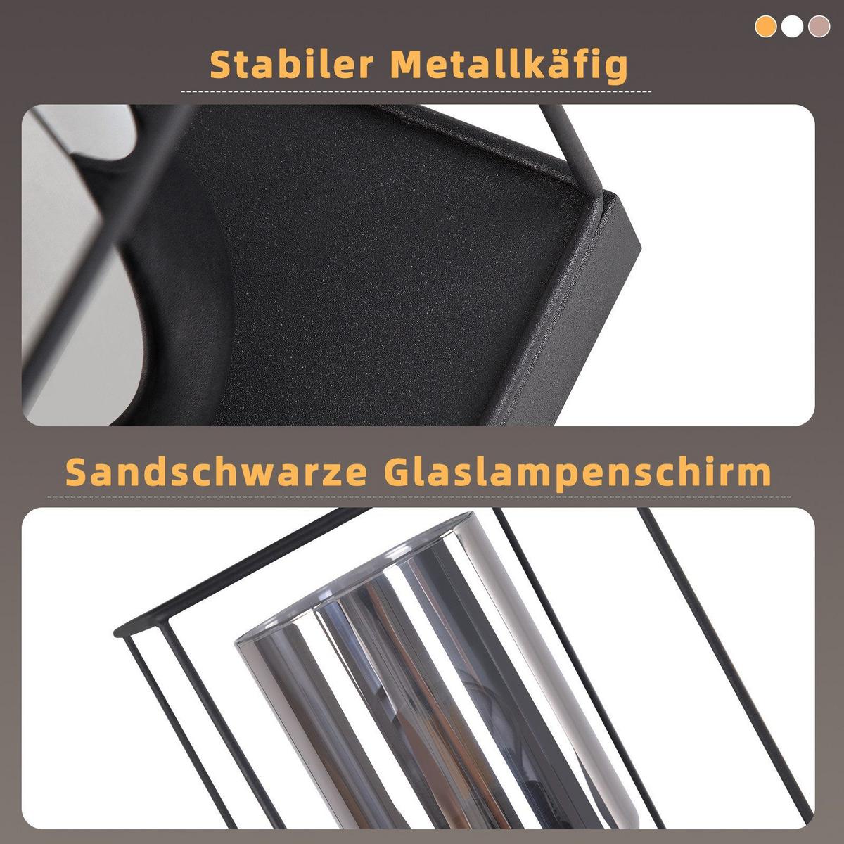 DECKENLEUCHTE Lawler 15/15/20cm - Schwarz, Metall (15/15/20cm) - Nettlife