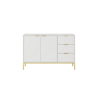 KOMMODE Austin 40/100,4/150 - Goldfarben/Weiß, Holzwerkstoff (40/100/150cm) - RAUMHIRSCH FURNITURE