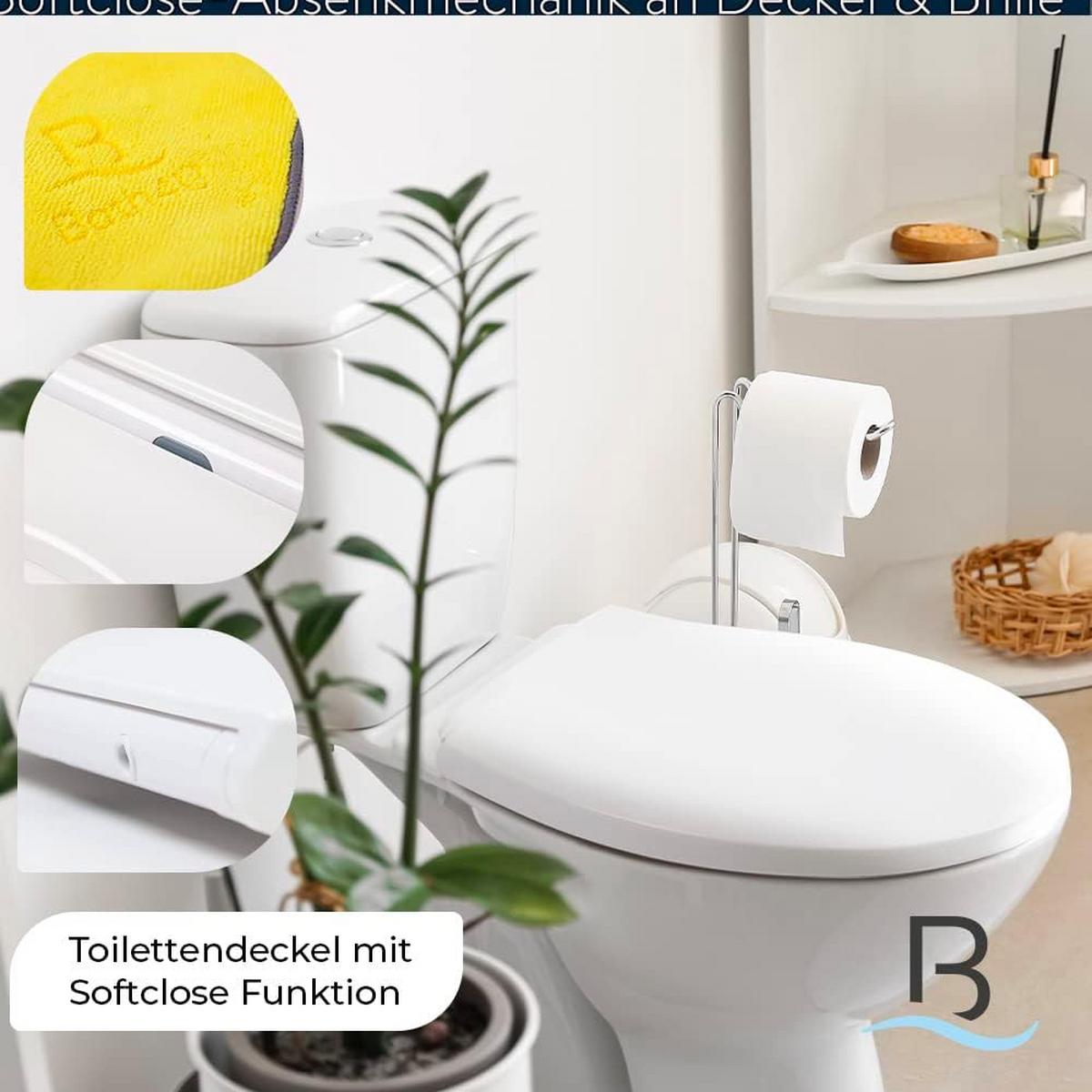 TOILETTENSIZT - Weiß, Kunststoff (37/5/46cm) - Bath4U