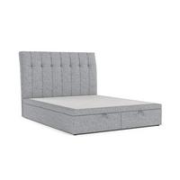POLSTERBETT Kelsea mit Stauraum 160/200 cm Grau im Alta Stoff - Schwarz/Grau, Holz/Holzwerkstoff (160/200cm) - AltaBeds