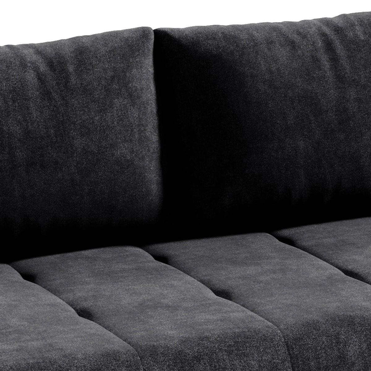 SCHLAFSOFA Jonas 3 Sitzplätze Dunkelgrau - Dunkelgrau, Holzwerkstoff (240/85/110cm) - Petits-meubles