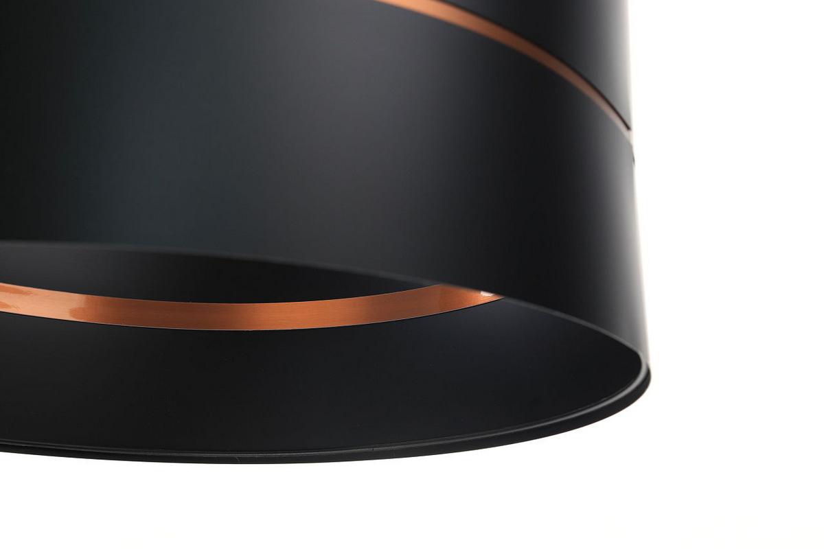 HÄNGELEUCHTE Kupfer 40/21 cm - Schwarz/Kupferfarben, Kunststoff (40/0.6/21cm) - ONZENO