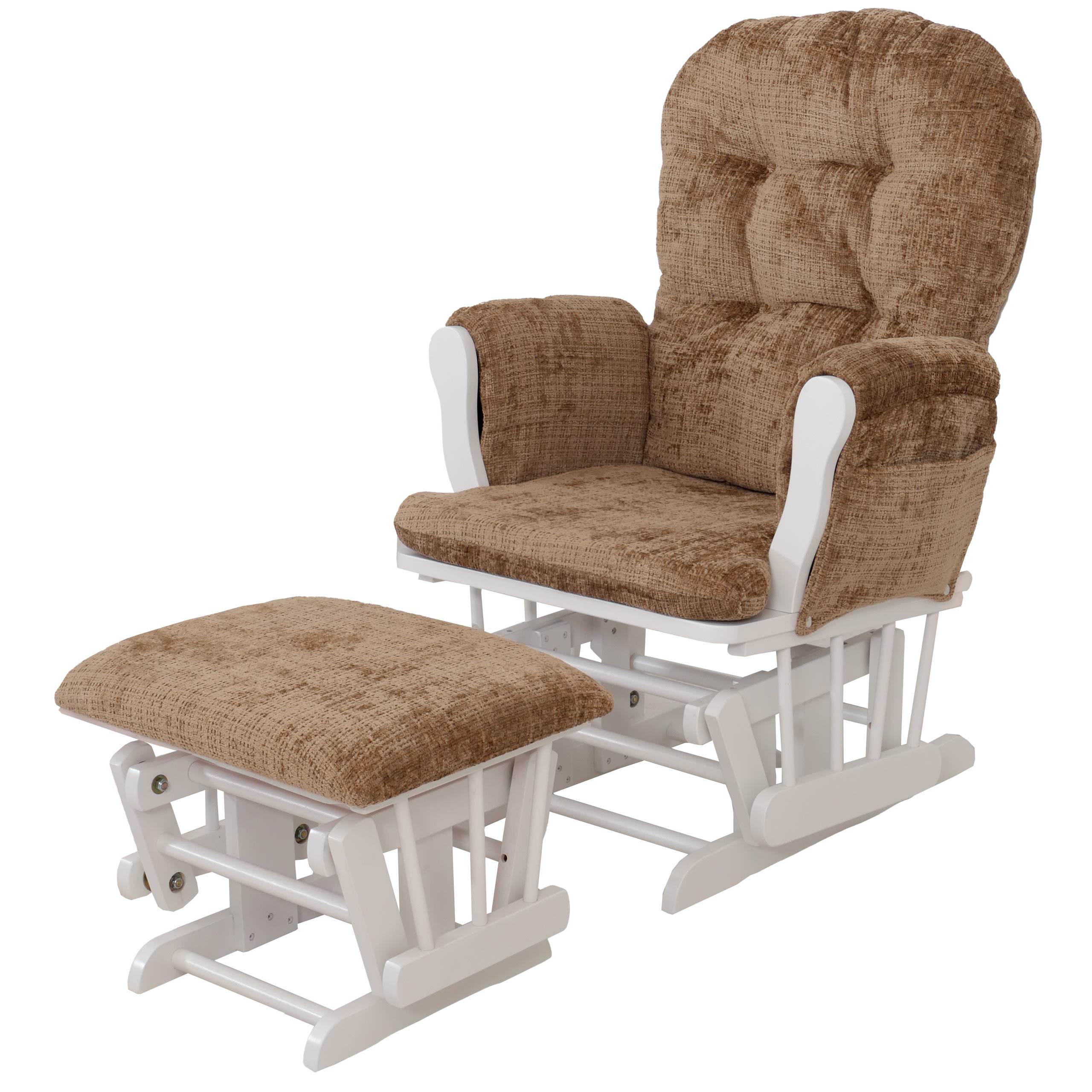 RELAXSESSEL Braun, Weiß - Braun/Weiß, Textil (75/100/71cm) - MCW