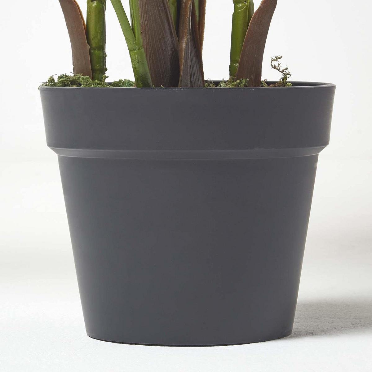 KUNSTPALME Areca, 160 cm - Grün, Kunststoff (160cm) - Homescapes