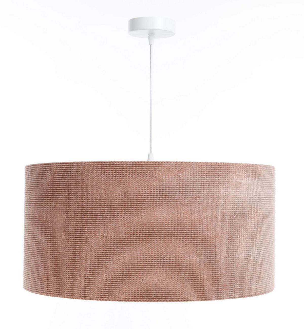 HÄNGELEUCHTE Rosa 50/25 cm - Pink/Silberfarben, Kunststoff (50/0.6/25cm) - ONZENO