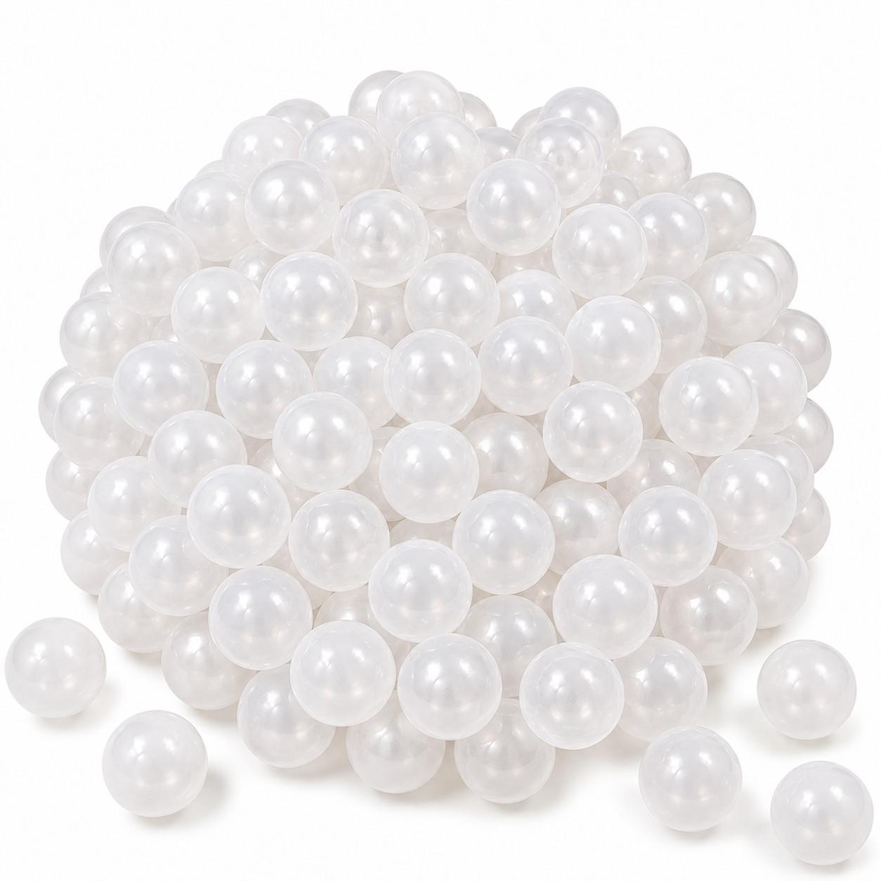 BÄLLEBAD-BÄLLE 50 Stück, Transparent, 5.5 cm - Multicolor, Kunststoff (5.5/5.5/5.5cm) - Littletom
