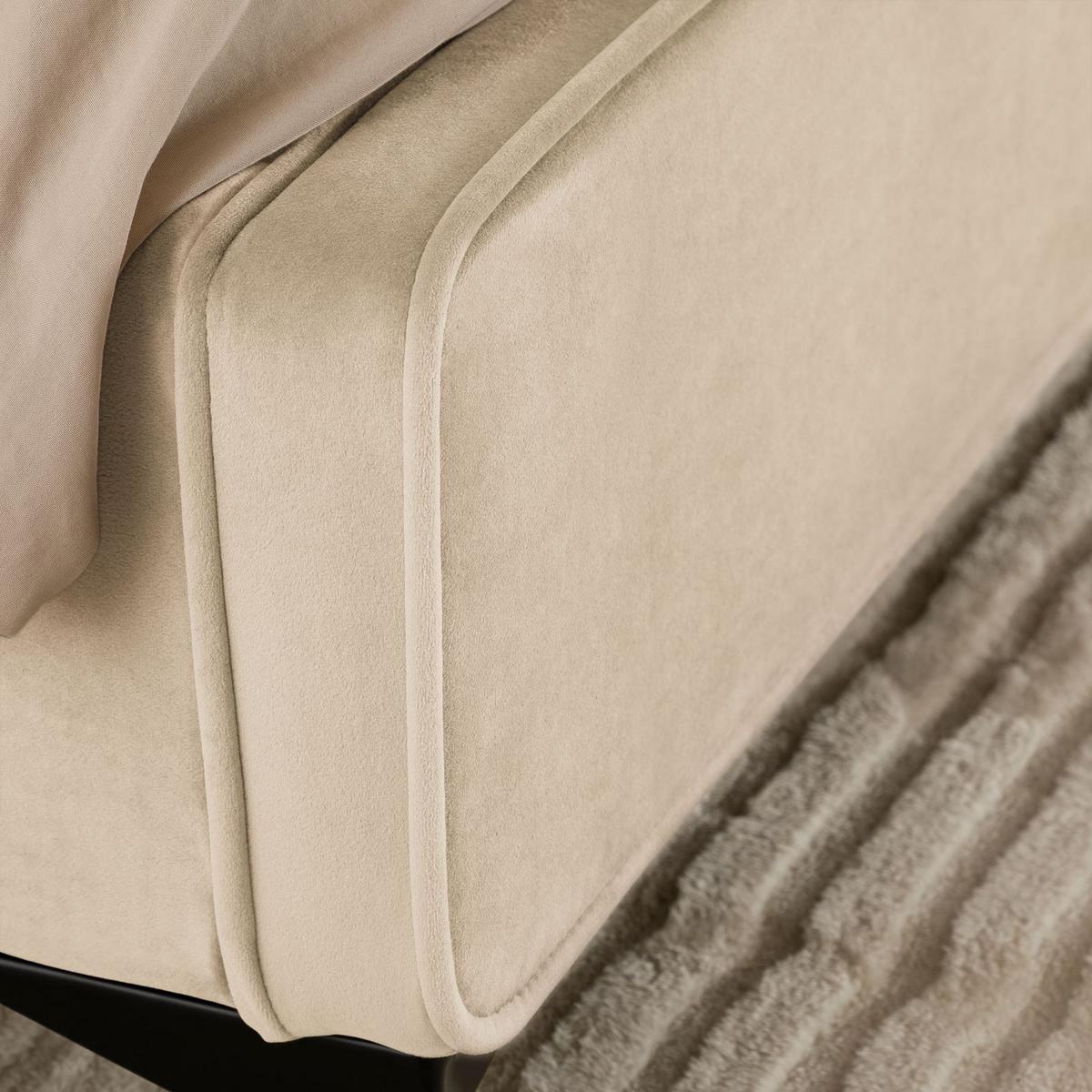 POLSTERBETT LAVORO 140X200 CM - Beige, Textil (140/200cm) - IDIMEX