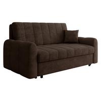 SCHLAFSOFA Viva Moon IV - Schwarz/Braun, Holz/Metall (188/85/98cm) - MIRJAN24