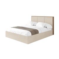 POLSTERBETT mit Bettkasten und Lattenrost, Bett mit Matratze H3/H4 - LILA 140x200 Beige - Kaschmir, Holzwerkstoff/Textil (140/200cm) - ALTDECOR