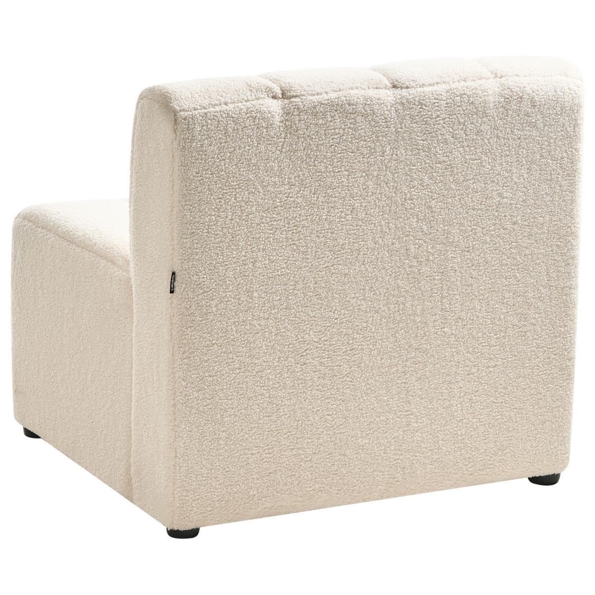 SESSEL Hellbeige Kage - Beige, Textil (80/76/74cm) - Beliani