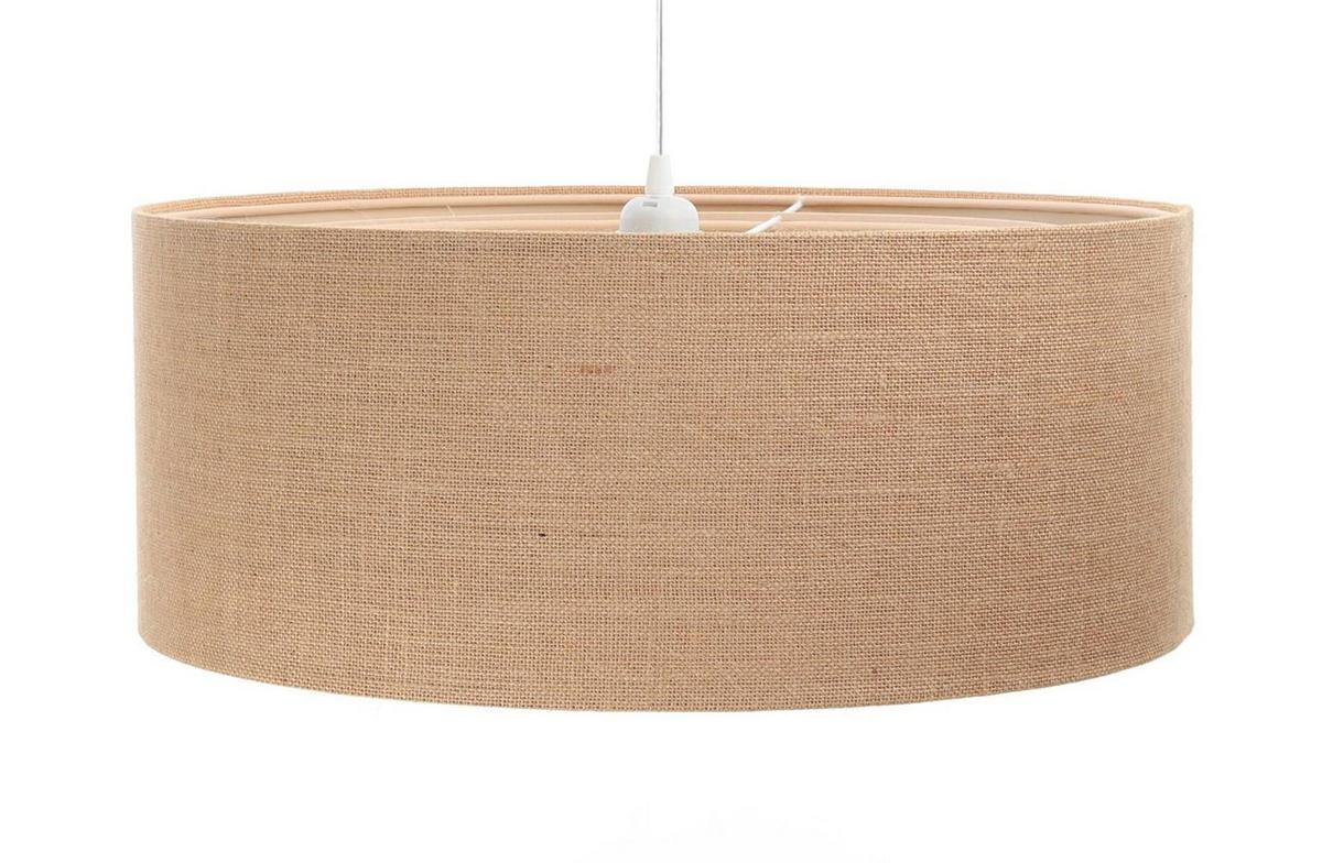 HÄNGELEUCHTE Beige 60/20 cm - Beige, Kunststoff (60/1.2/20cm) - ONZENO