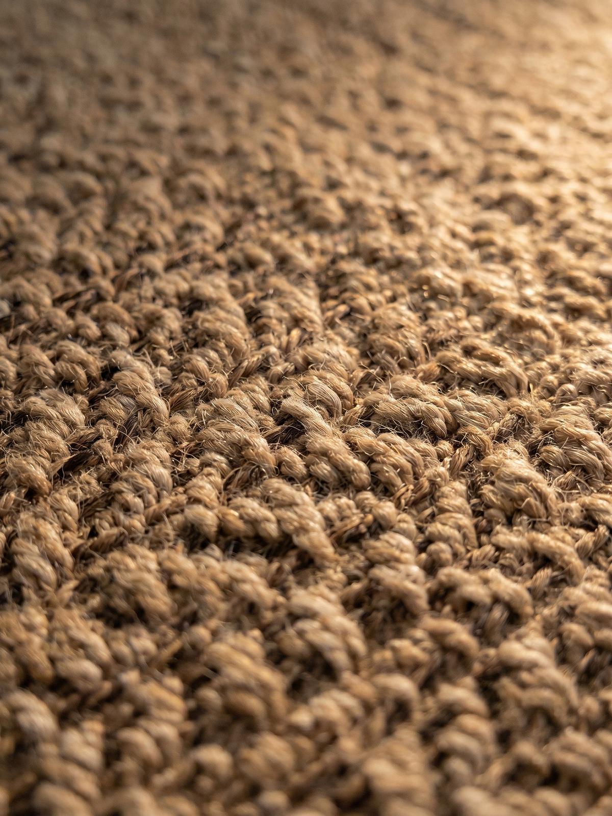 TEPPICH Outdoor ARLBERG in Beige, in Jute-Optik, aus Polypropylen, Ø 200 cm - Beige, Textil (200/200cm) - KADIMA DESIGN