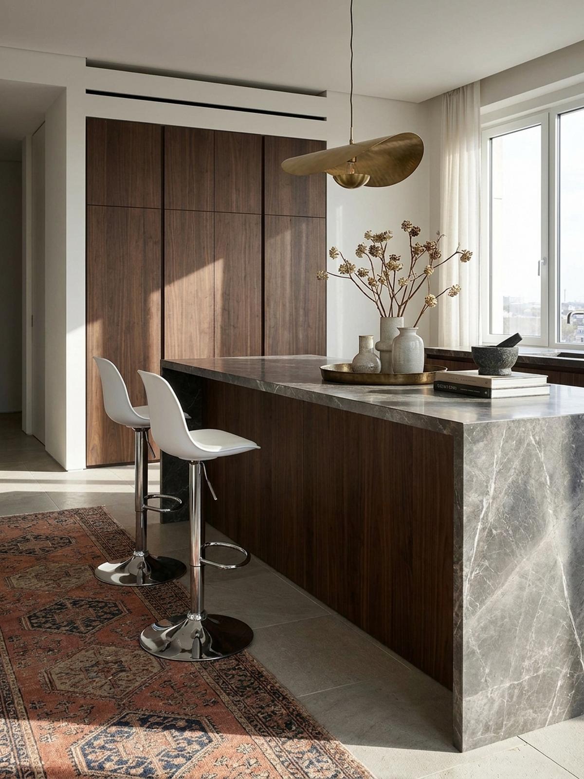 BARHOCKER Lederoptik Verchromt Drehbar BERN, Weiß 40x40x104 cm - Silberfarben/Weiß, Kunststoff/Textil (40/104/40cm) - KADIMA DESIGN