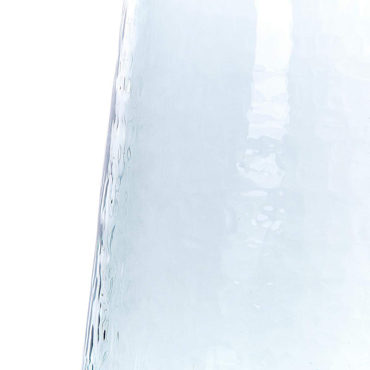 DEKOVASE Glas transparent Kulche - Transparent, Glas (25cm) - Beliani