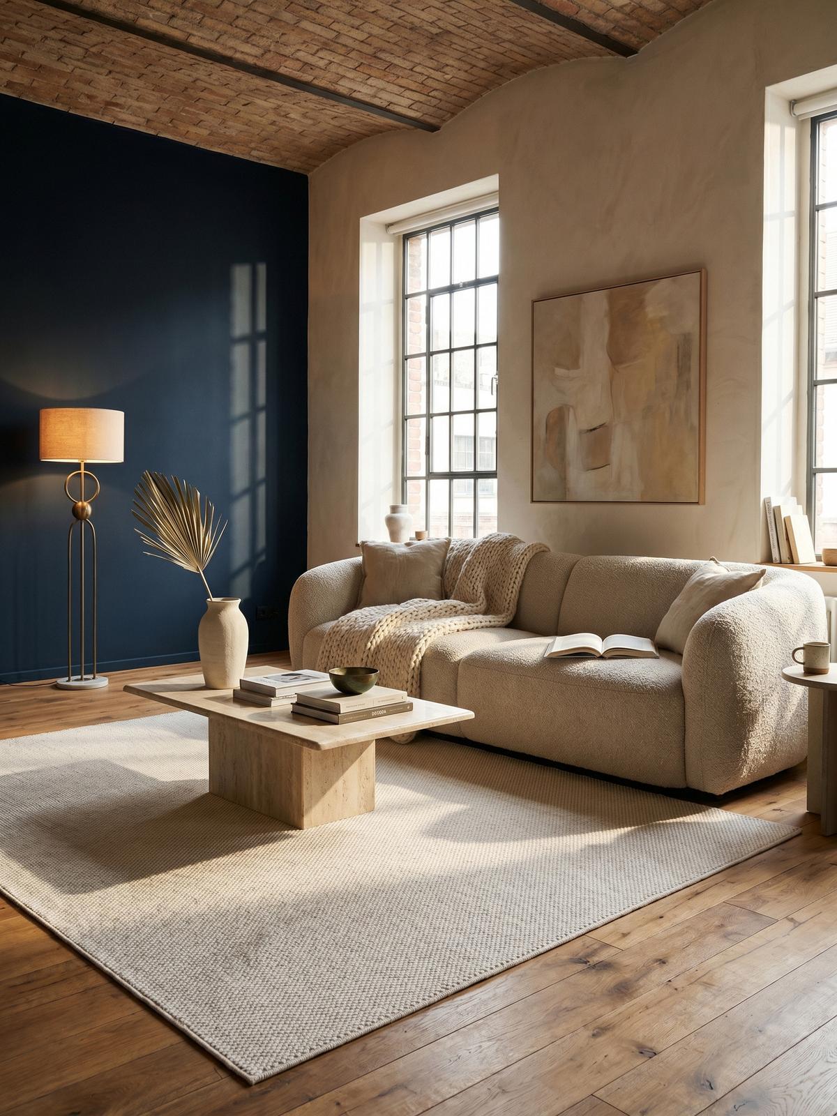 TEPPICH Flachgewebe LANGAU in Creme, meliert, 80 x 150 cm - Beige, Textil (150/80cm) - KADIMA DESIGN