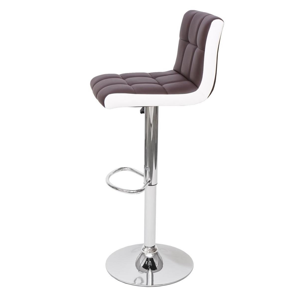 BARHOCKER Braun, Weiß 2er-Set - Braun/Weiß, Textil (38/107/41cm) - MCW