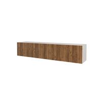 LOWBOARD KITO-W 2x100x40x40 cm - Weiß / Katania - Eiche Wotan/Weiß, Holzwerkstoff (200/40/40cm) - ALTDECOR