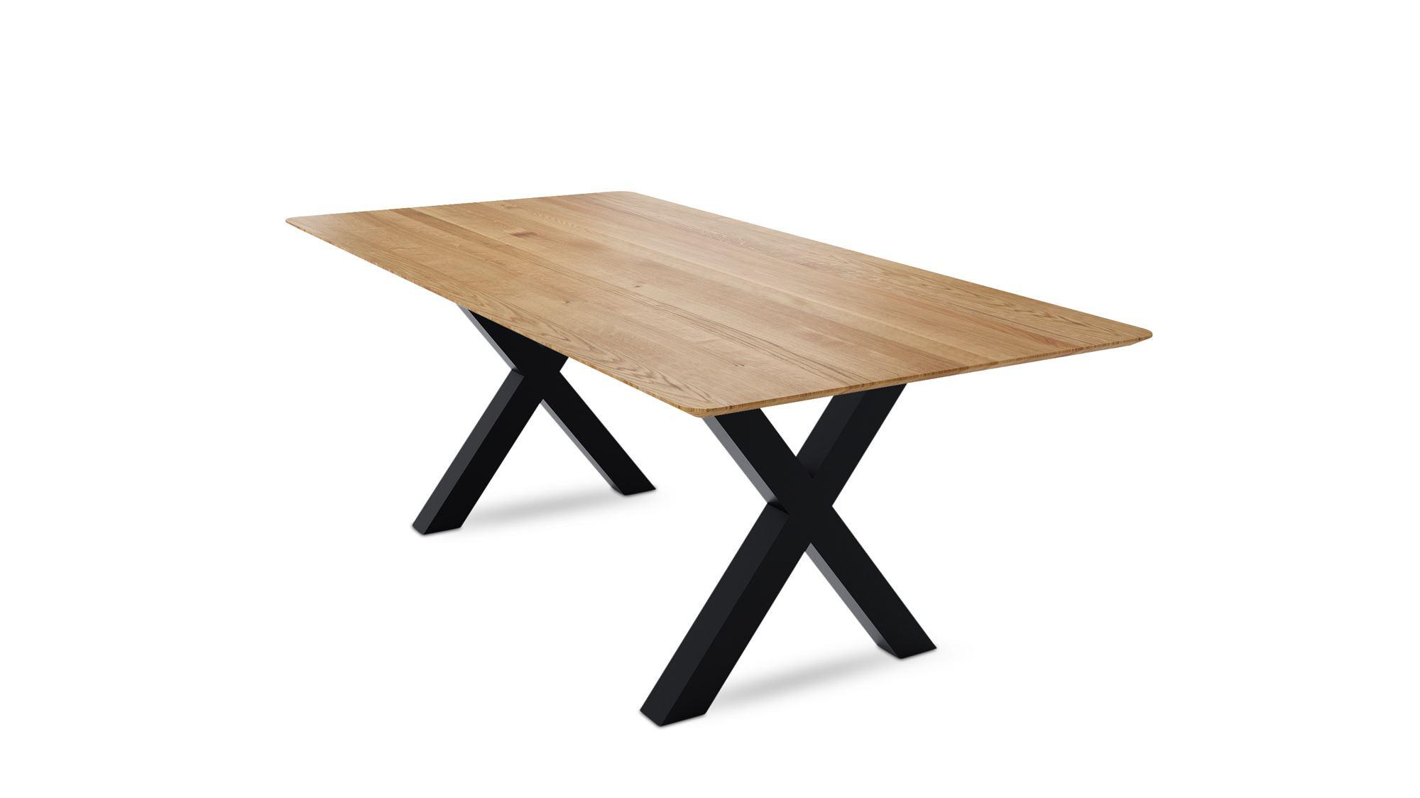 MASSIVHOLZTISCH Dagmar 3 160x77x90 Esszimmertisch Wildeiche geölt - Wildeiche, Holz (160/77/90cm) - 58aufmkessel