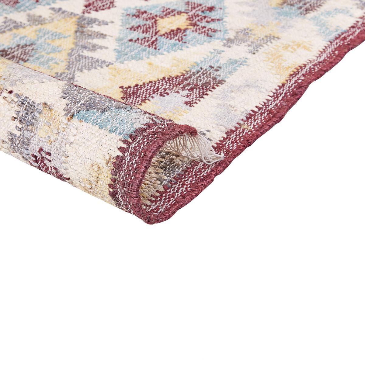 TEPPICH geflochten Fener 230/160 cm - Multicolor, Naturmaterialien (160/230cm) - Beliani