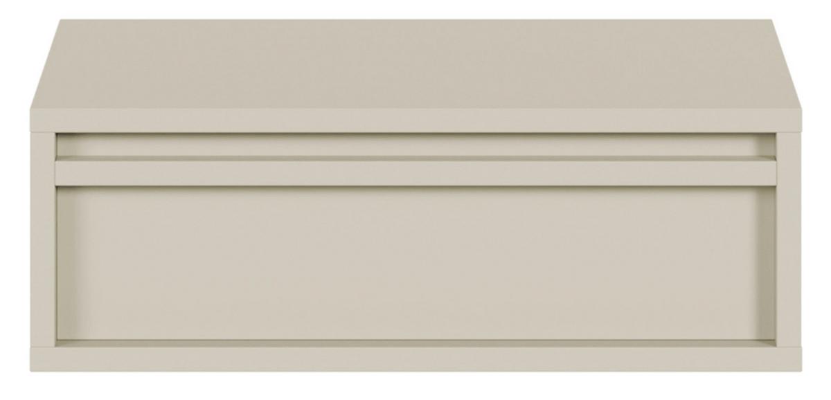 NACHTSCHRANK Evo Graubeige 50 cm - Taupe, Holzwerkstoff (50/17/34cm) - Selsey