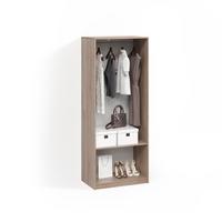KLEIDERSCHRANK Trento Sonoma - Sonoma Eiche, Holzwerkstoff (80/200/50cm) - Livinity®