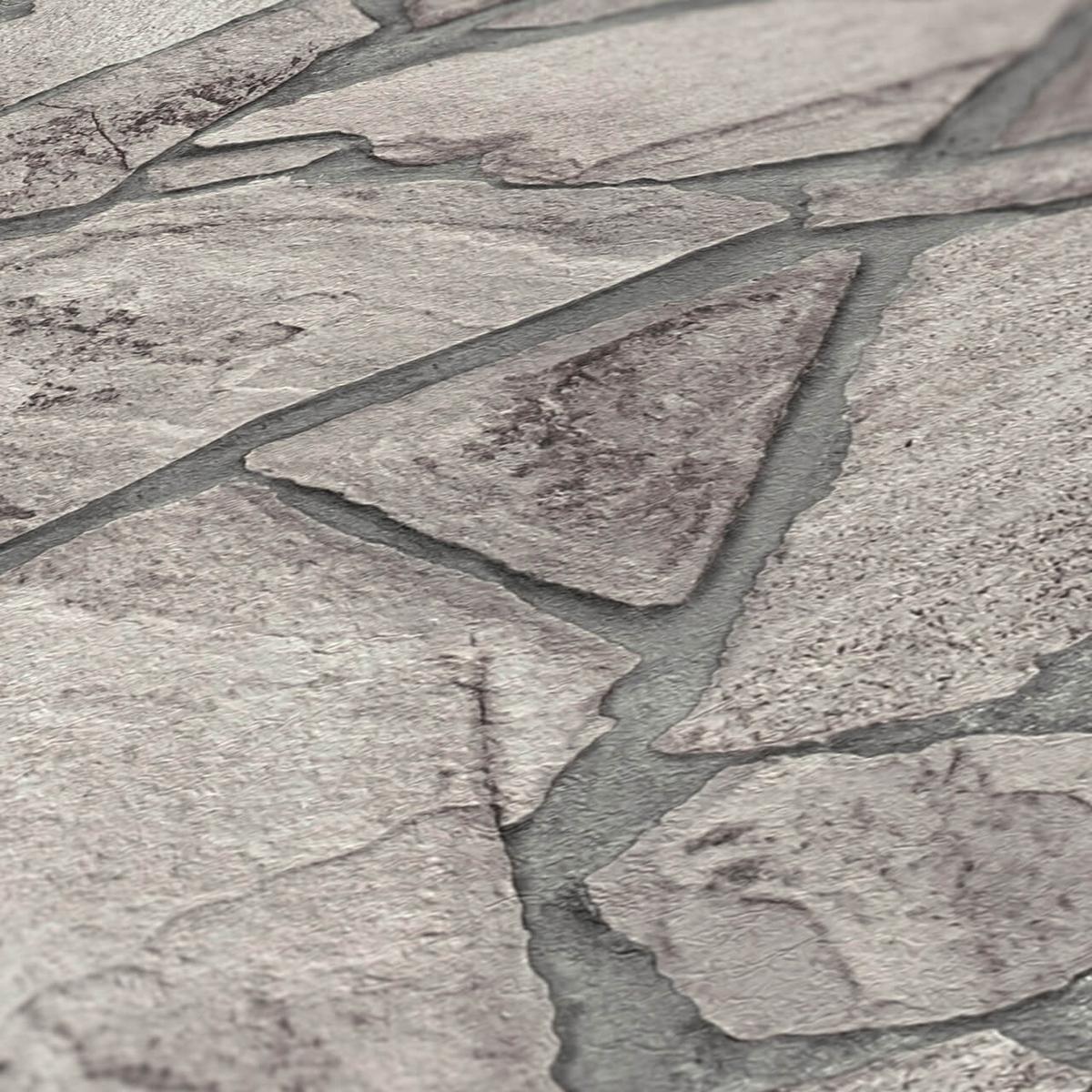VLIESTAPETE Grau 53/1005 cm - Grau, Textil (53/1cm) - KUNSTLOFT