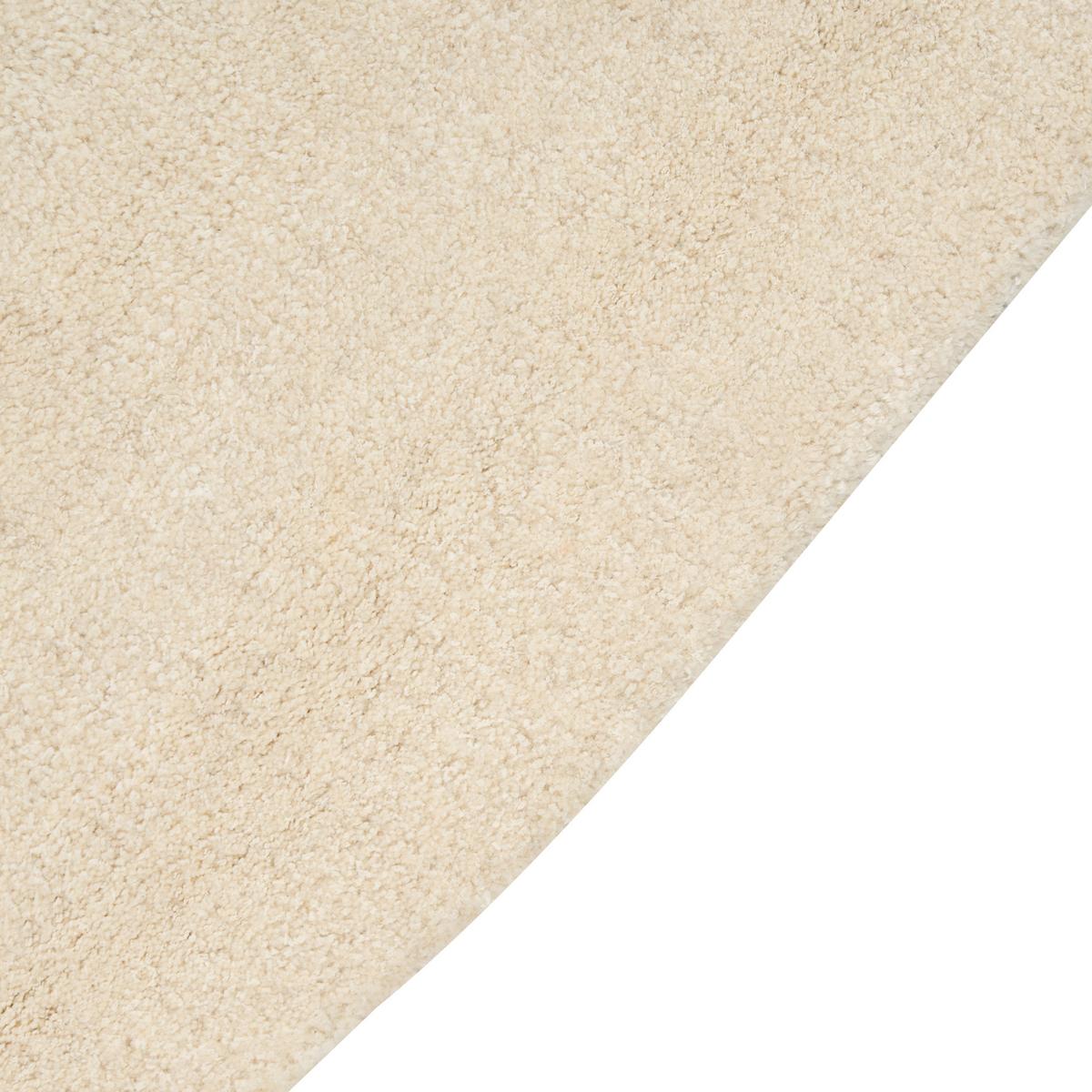 KURZFLOR-TEPPICH Beige 160/160 cm Gorano - Beige, Textil (160/160cm) - Beliani