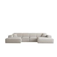 WOHNLANDSCHAFT Celes Premium Xs Bukla - Beige, Holzwerkstoff/Textil (342/73/165cm) - Fun Möbel
