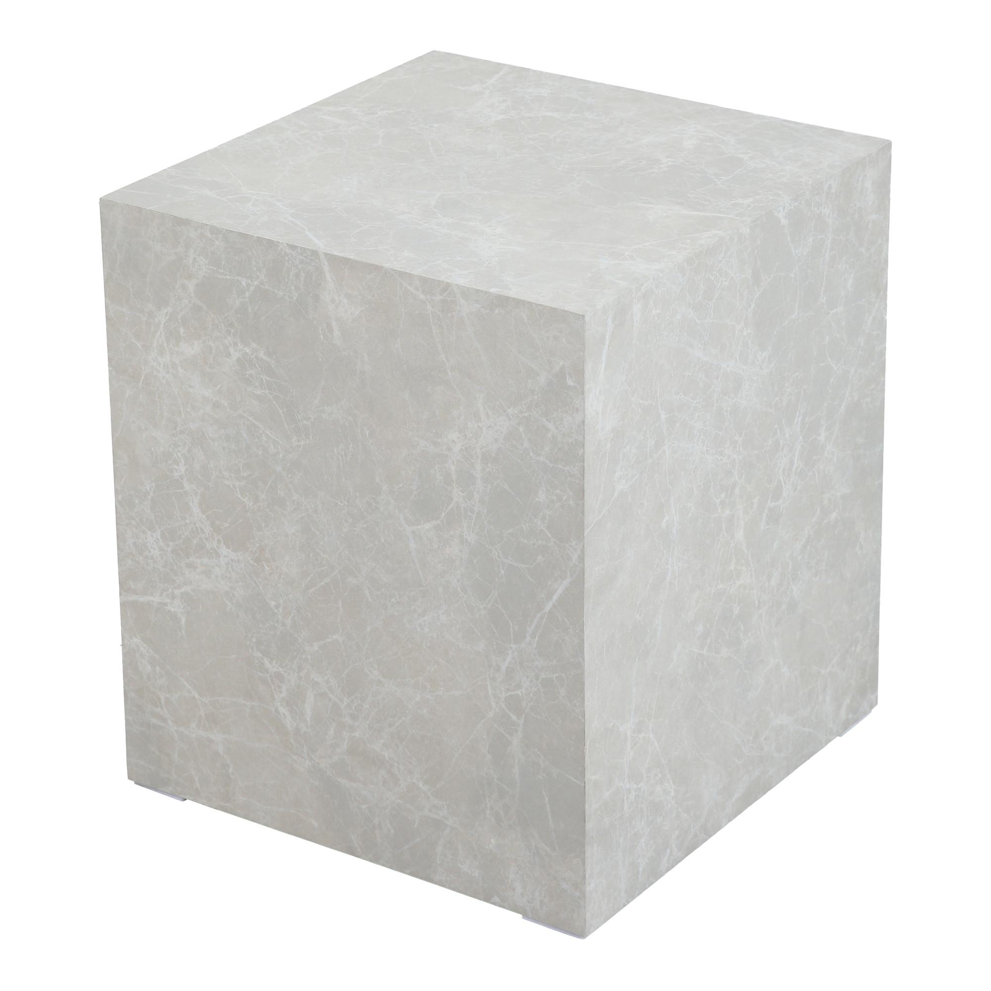 BEISTELLTISCH Ellelu - Taupe, Holzwerkstoff (40/40/45cm) - [en.casa]