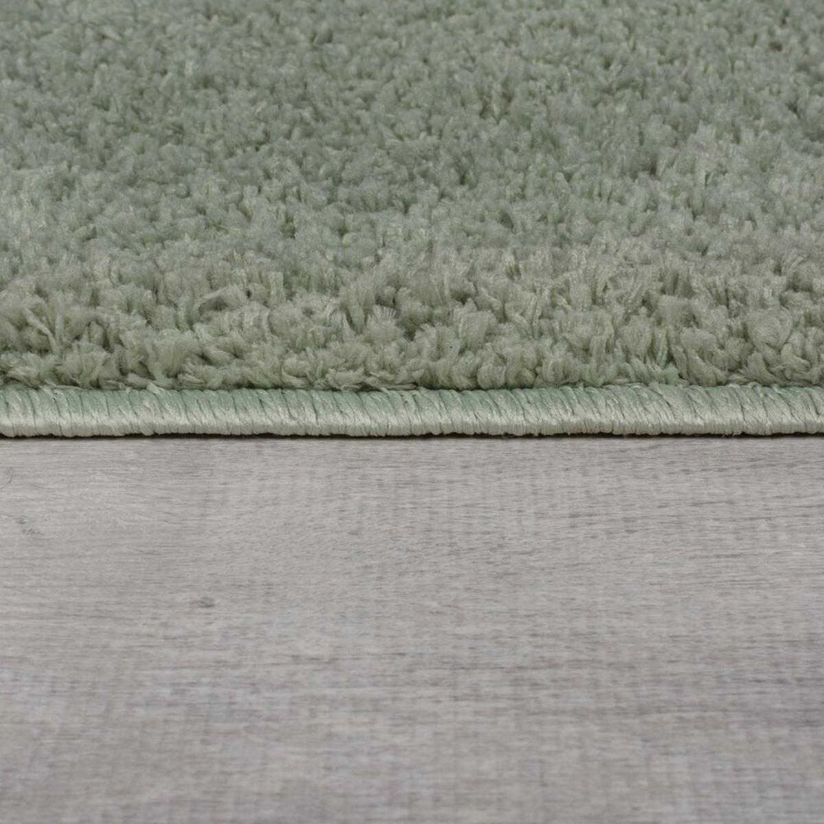 TEPPICH Waschbar GIPPING in Salbeigrün, einfarbig, 200 x 290 cm - Grün, Textil (290/200cm) - KADIMA DESIGN