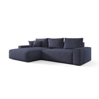 ECKSOFA Walken Mit Schlaffunktion - Blau, Holzwerkstoff/Textil (280/185cm) - Fun Möbel