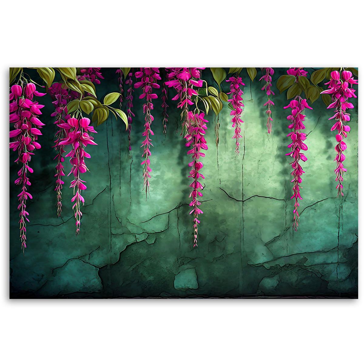 KUNSTDRUCK Grün 90/60 cm - Grün, Textil (90/60cm) - KUNSTLOFT
