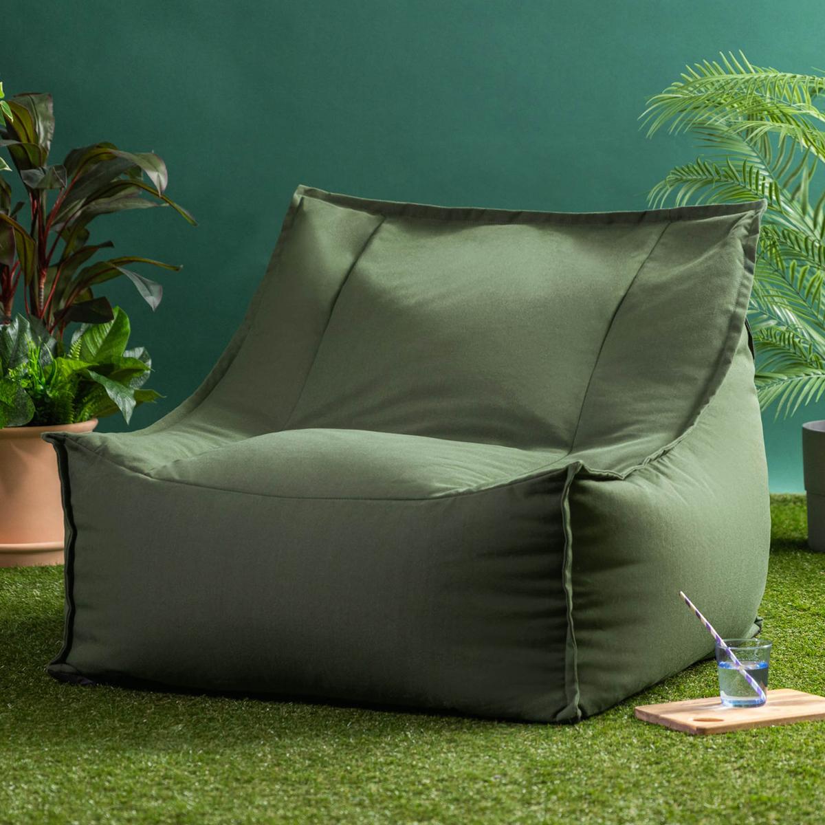 SITZSACK Outdoor Alto - Grün, Textil (94/75/94cm) - icon