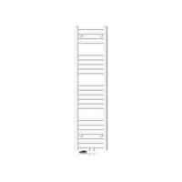 BADHEIZKÖRPER Sahara 300x1400 mm Weiß gerade mit Ventil Durchgang - Weiß, Metall (30/140/3cm) - LuxeBath