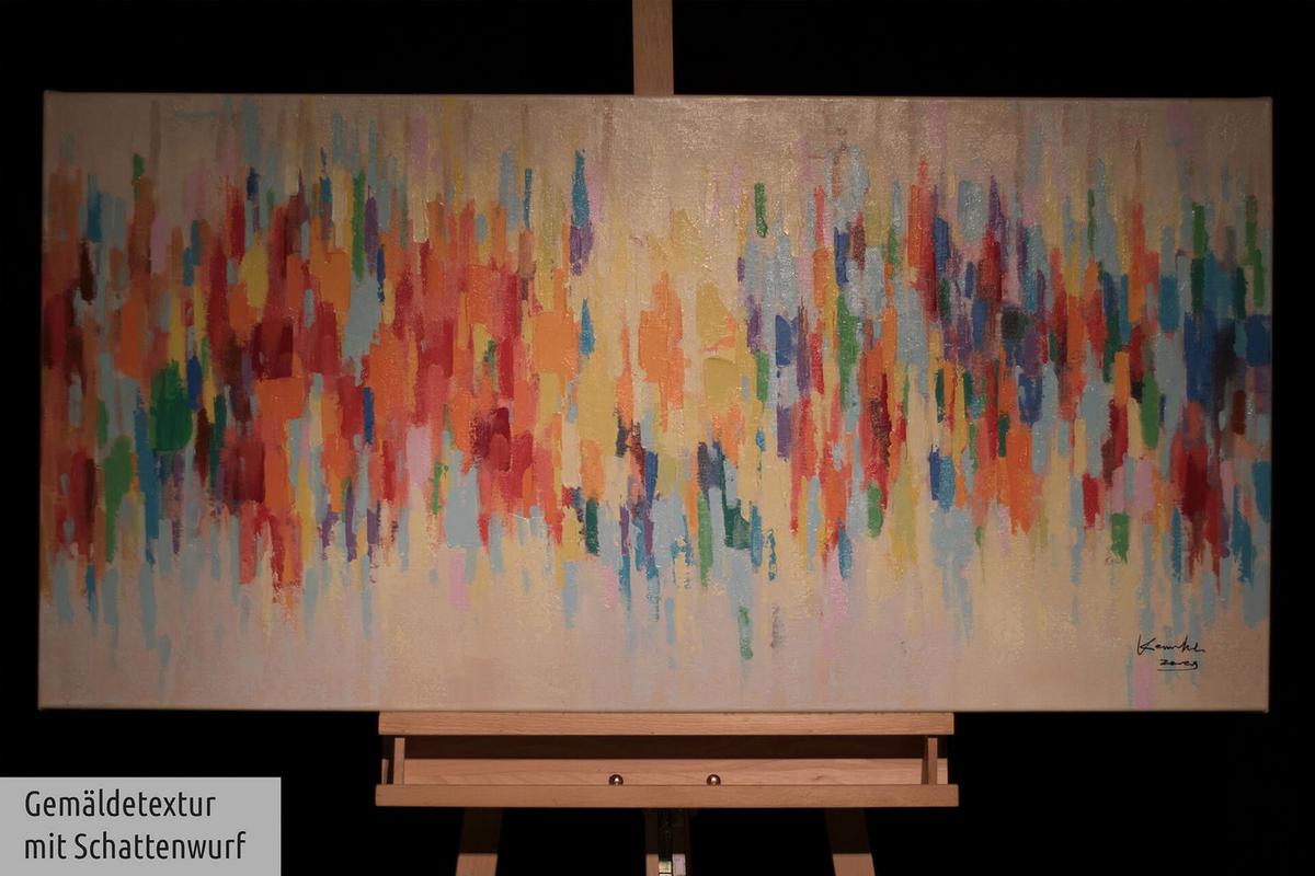 ÖLGEMÄLDE 120/60 cm - Multicolor, Holz/Textil (120/60cm) - KUNSTLOFT