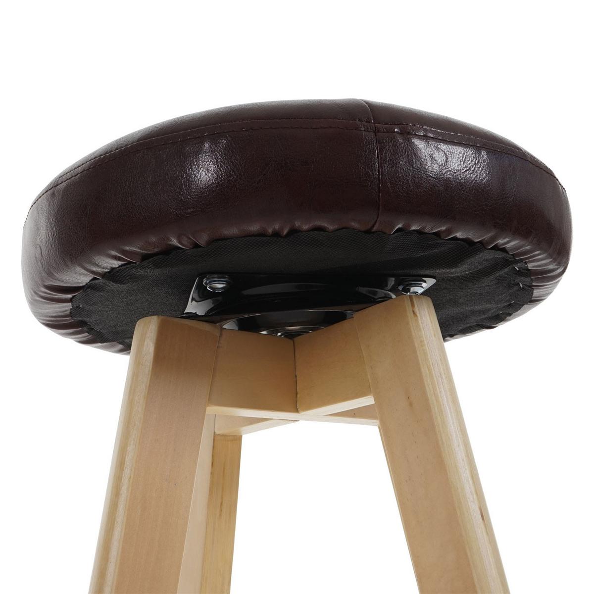 BARHOCKER Bordeaux 2er-Set - Bordeaux, Holz (45/67/45cm) - MCW