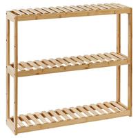 REGAL Bambus Hellbraun Paducah - Braun, Holz (60/54/15cm) - Beliani