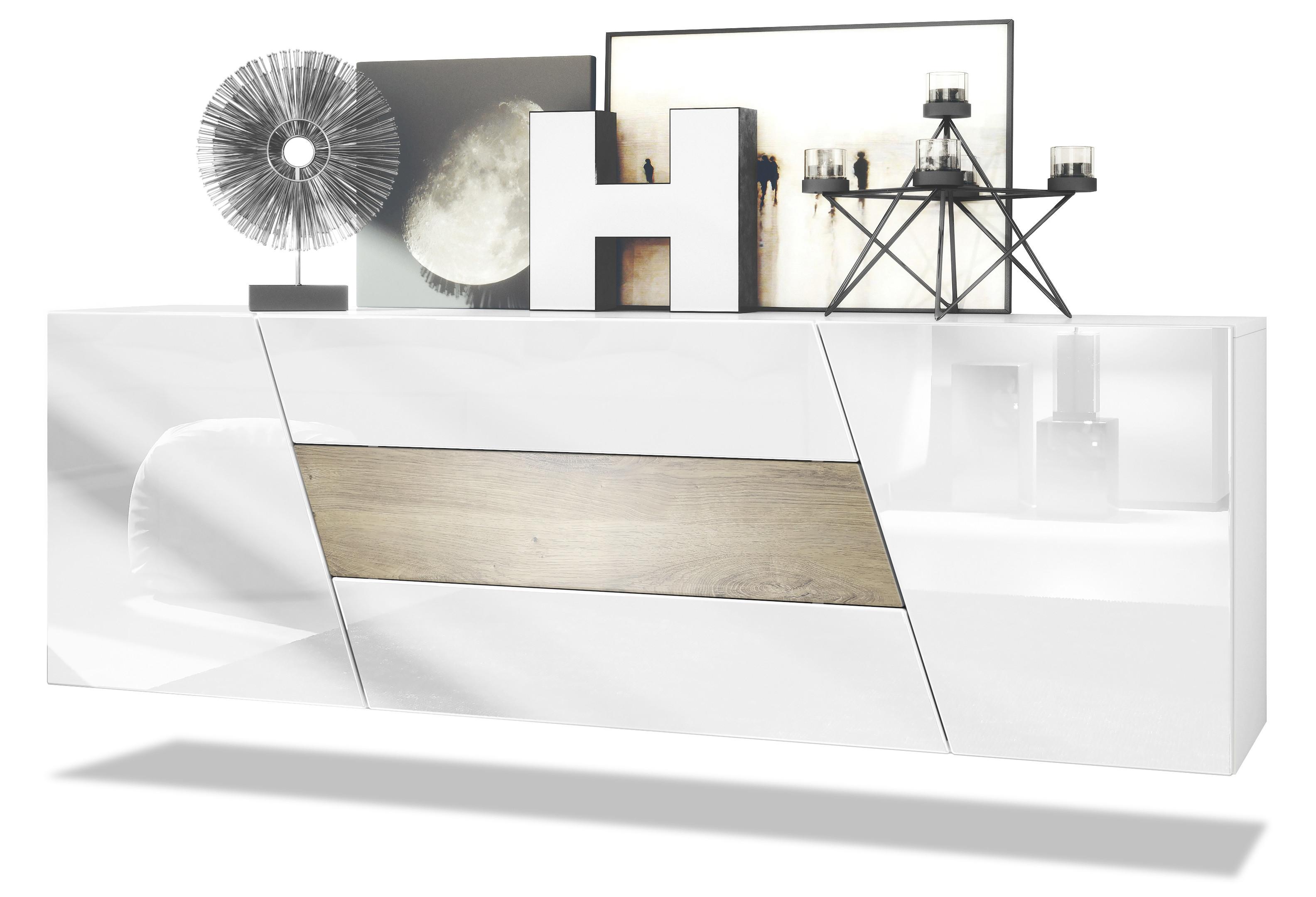 SIDEBOARD Houston Eiche Ribbeck - Alteiche, Holzwerkstoff (178/57.5/38.5cm) - Vladon