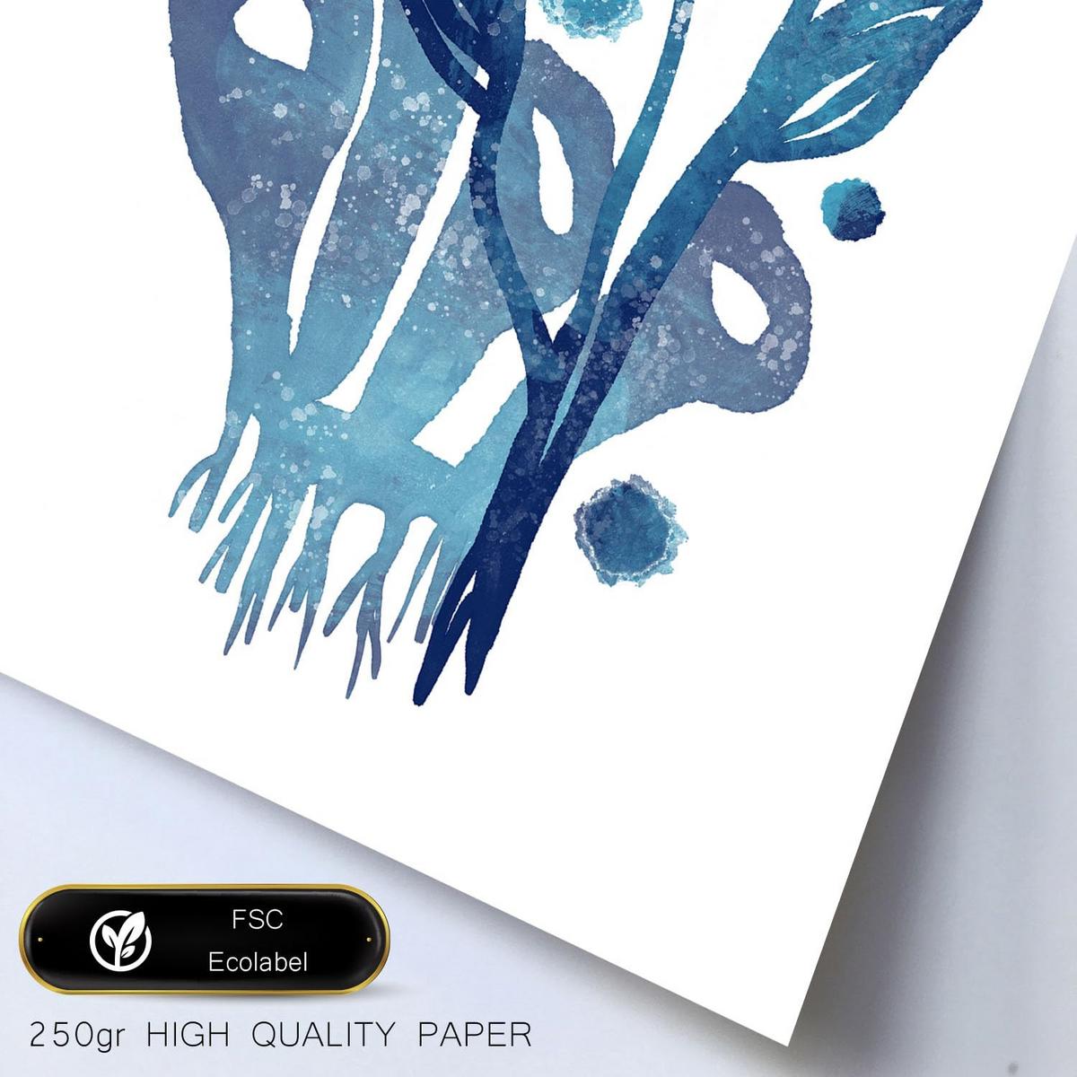 POSTER Set Mit 6 Immer Noch Natur In Blume Zusammenfassung A3 & A4 Rahmenlos - Klar, Papier (29/3cm) - Nacnic