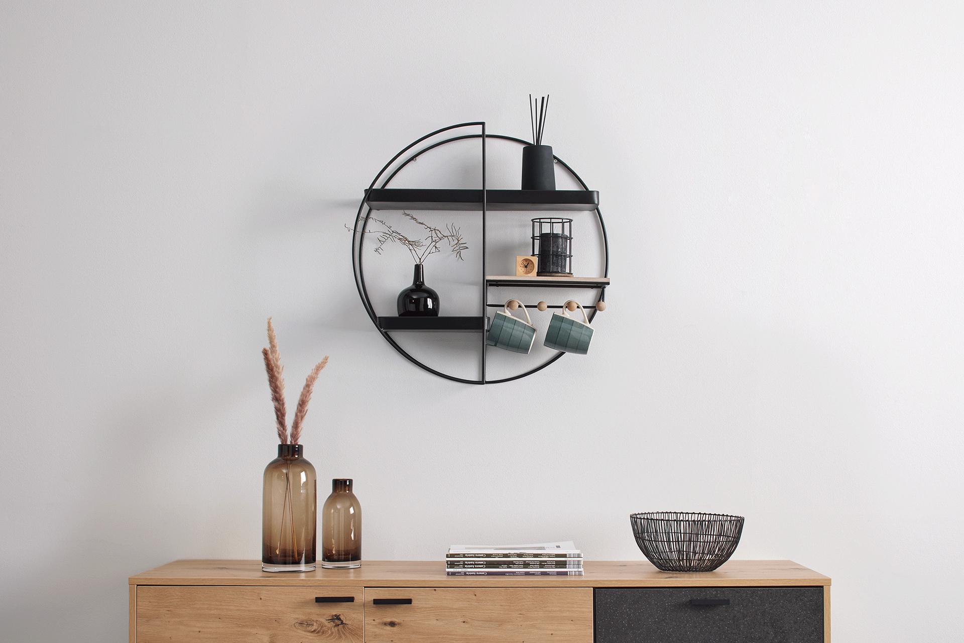 Wandregal in schwarz kaufen bei mömax