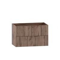 WASCHTISCHUNTERSCHRANK 80cm Tao Holz - Braun, Holzwerkstoff (80/50/46.5cm) - Petits-meubles
