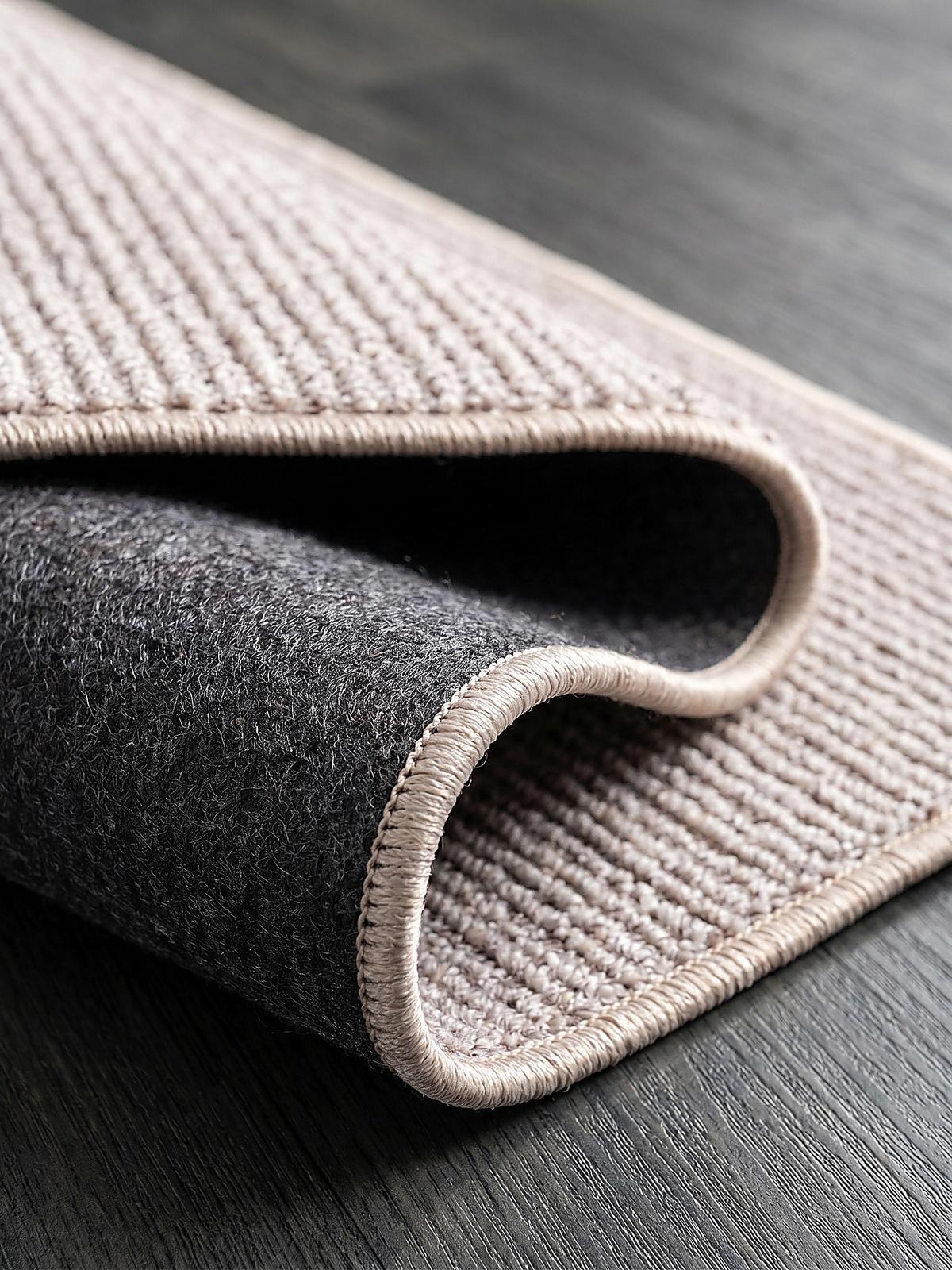 TEPPICH Niederflor Uni COLFOSCO Polypropylen Beige 133 x 133 cm - Beige, Textil (200/290cm) - KADIMA DESIGN