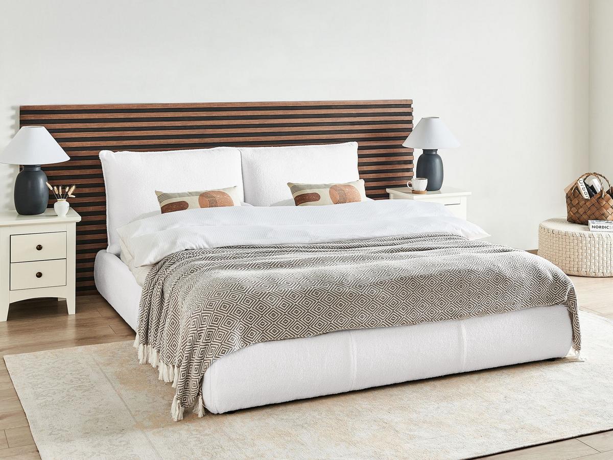 WASSERBETT 160/200 cm Weiß Vinay - Weiß, Textil (160/200cm) - Beliani